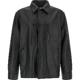 Black Lamb Leather Leather Jacket