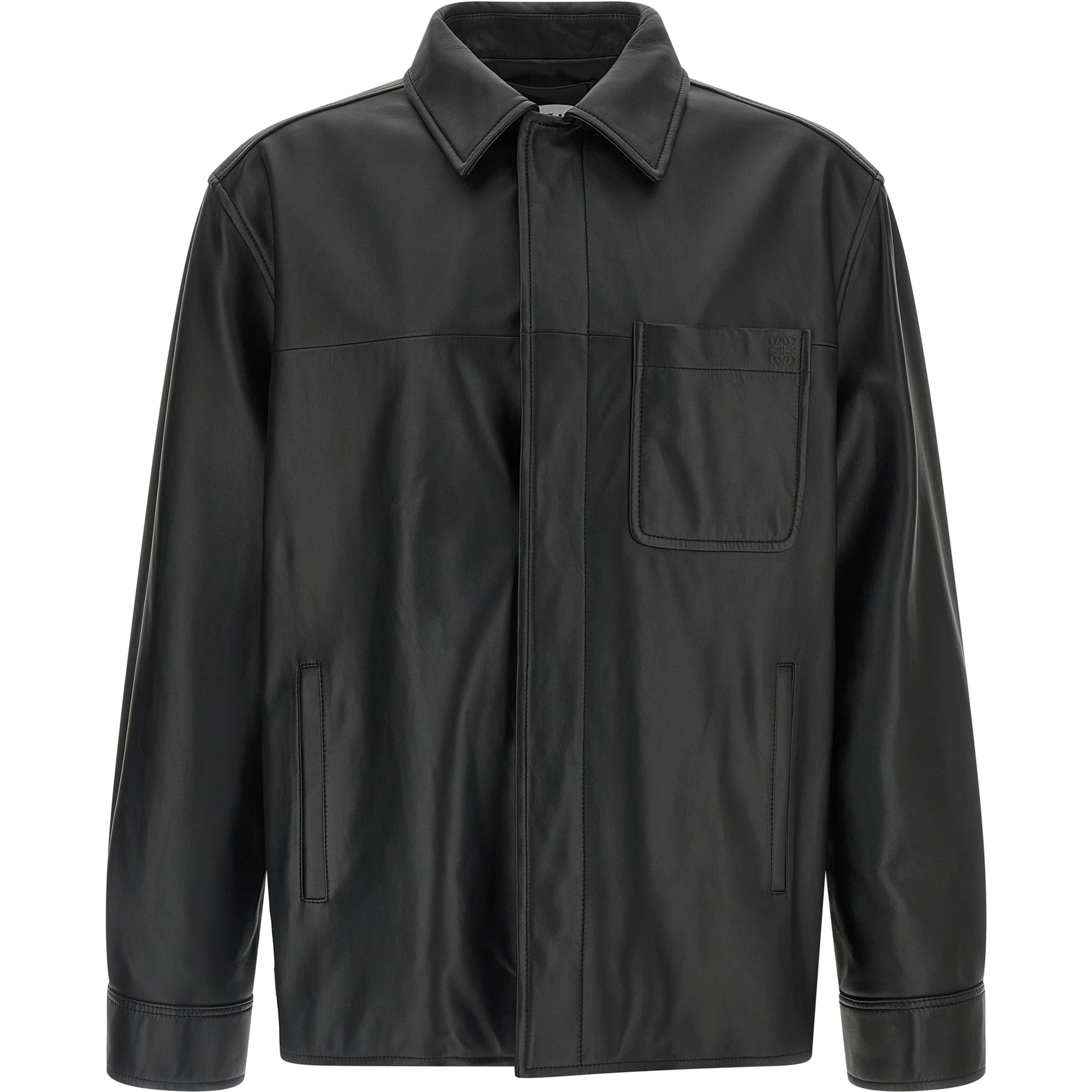 Black Lamb Leather Leather Jacket