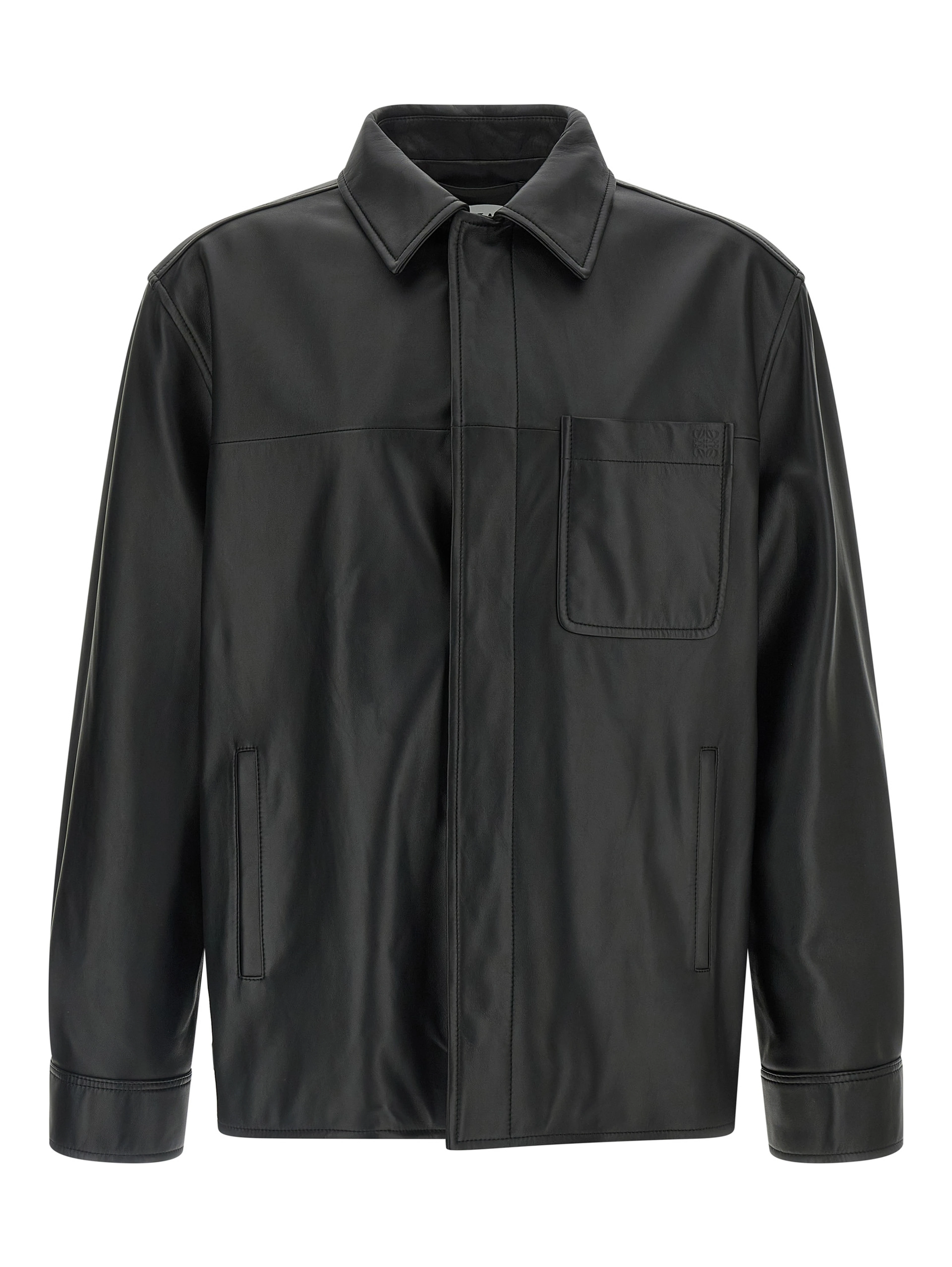 Black Lamb Leather Leather Jacket