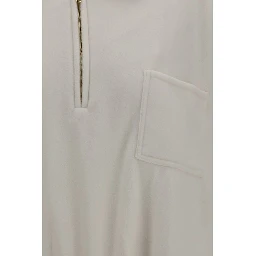 Beige Polyester Sweatshirt
