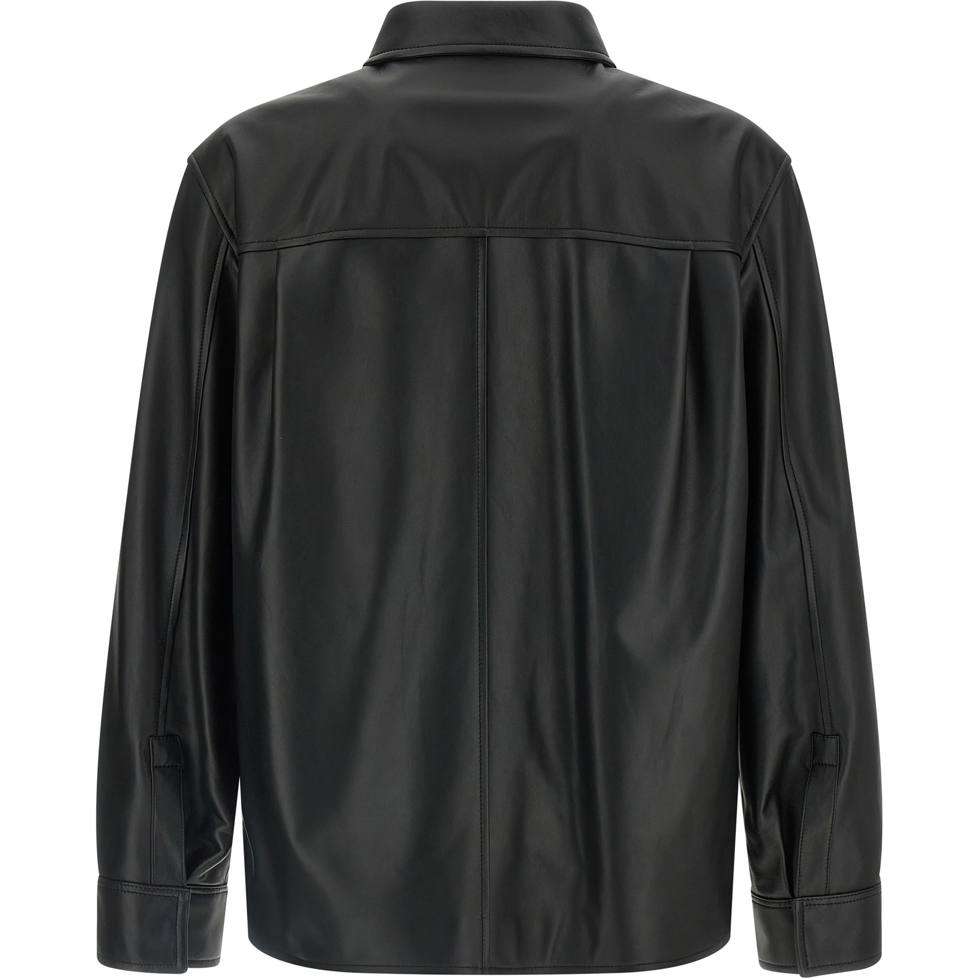 Black Lamb Leather Leather Jacket