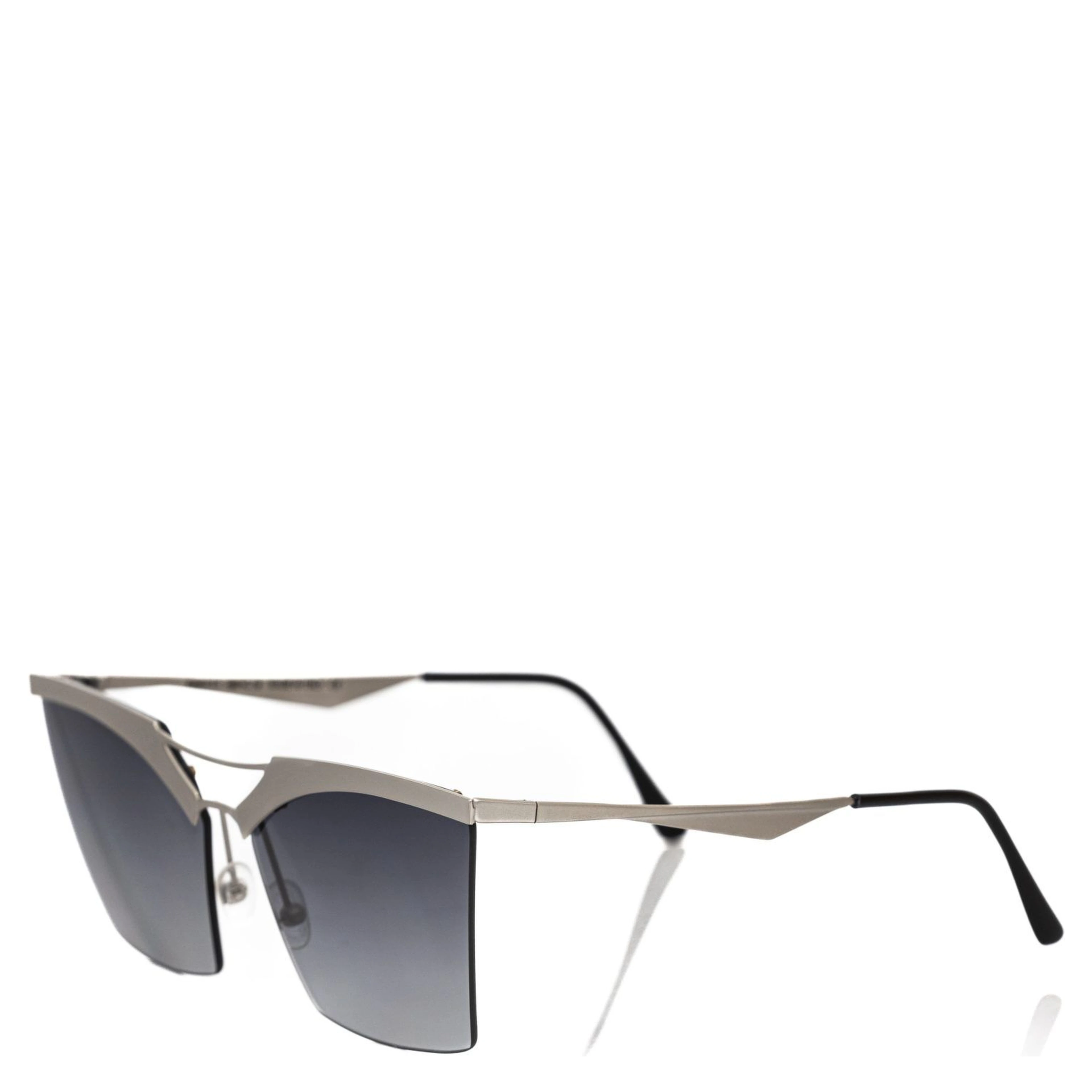 Silver Metallic Women's Sunglass