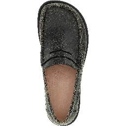 Black Calfskin Slip-On Loafers