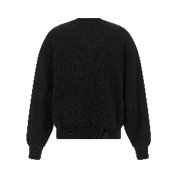 Black Cotton Sweatshirt