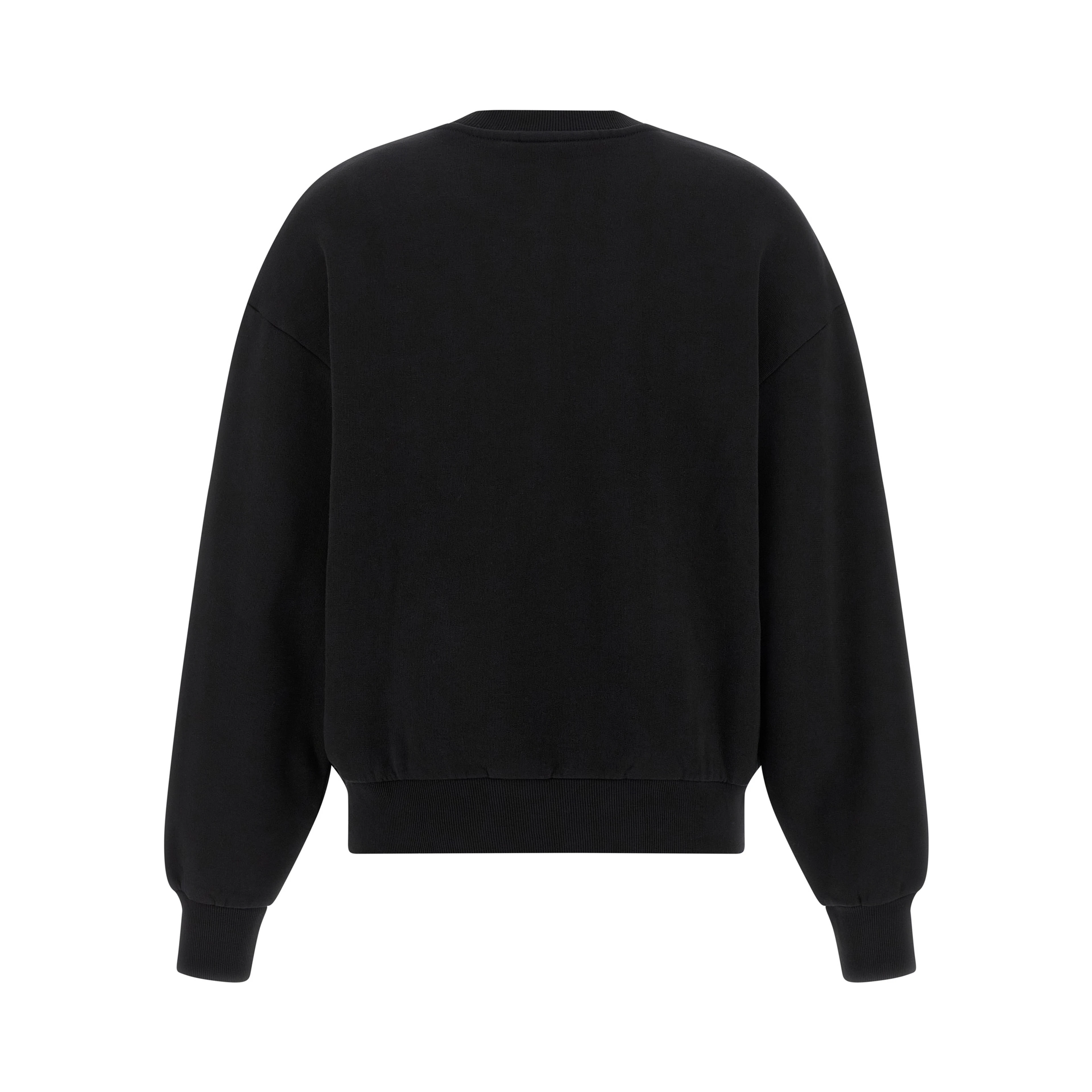 Black Cotton Sweatshirt