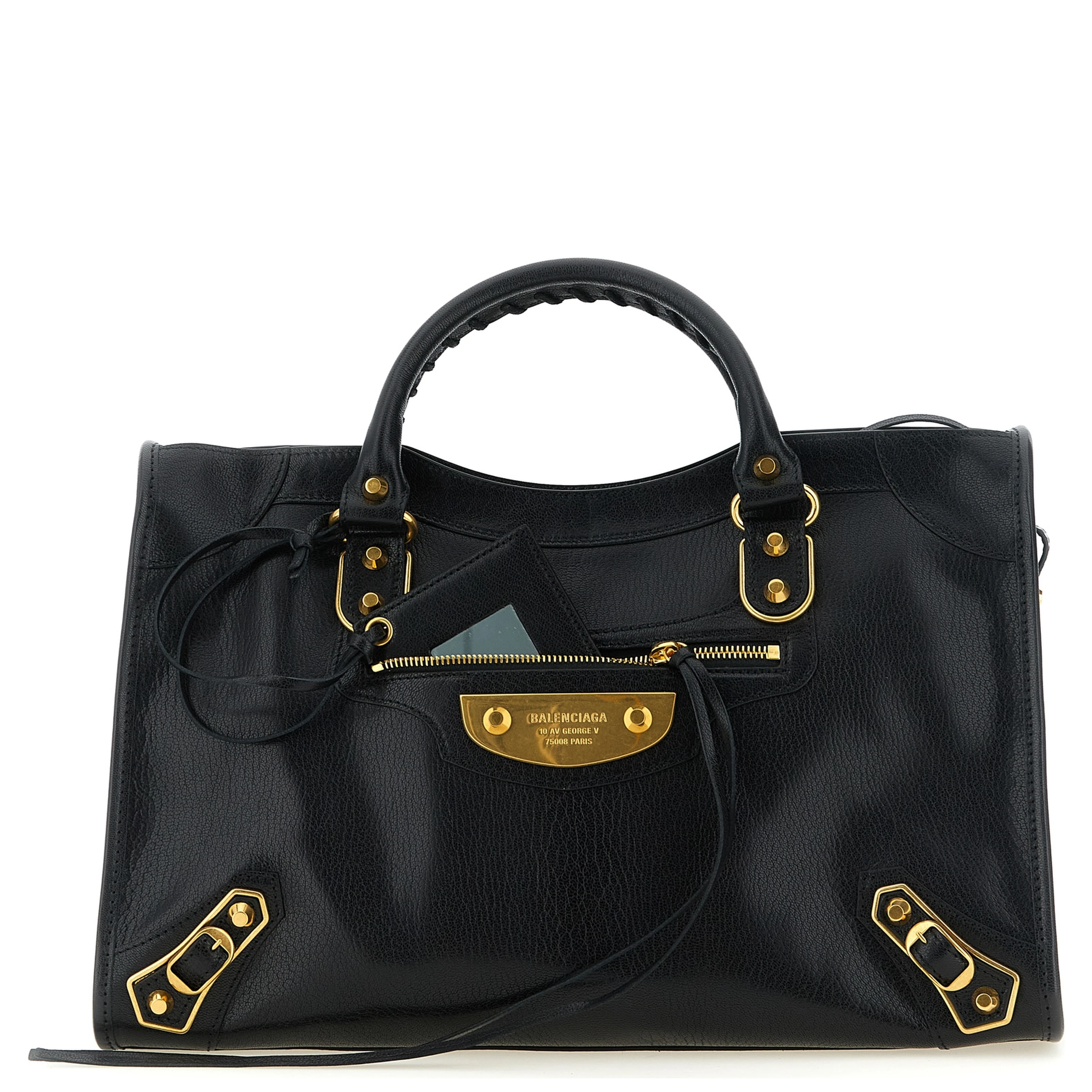 Black Goatskin Handbag