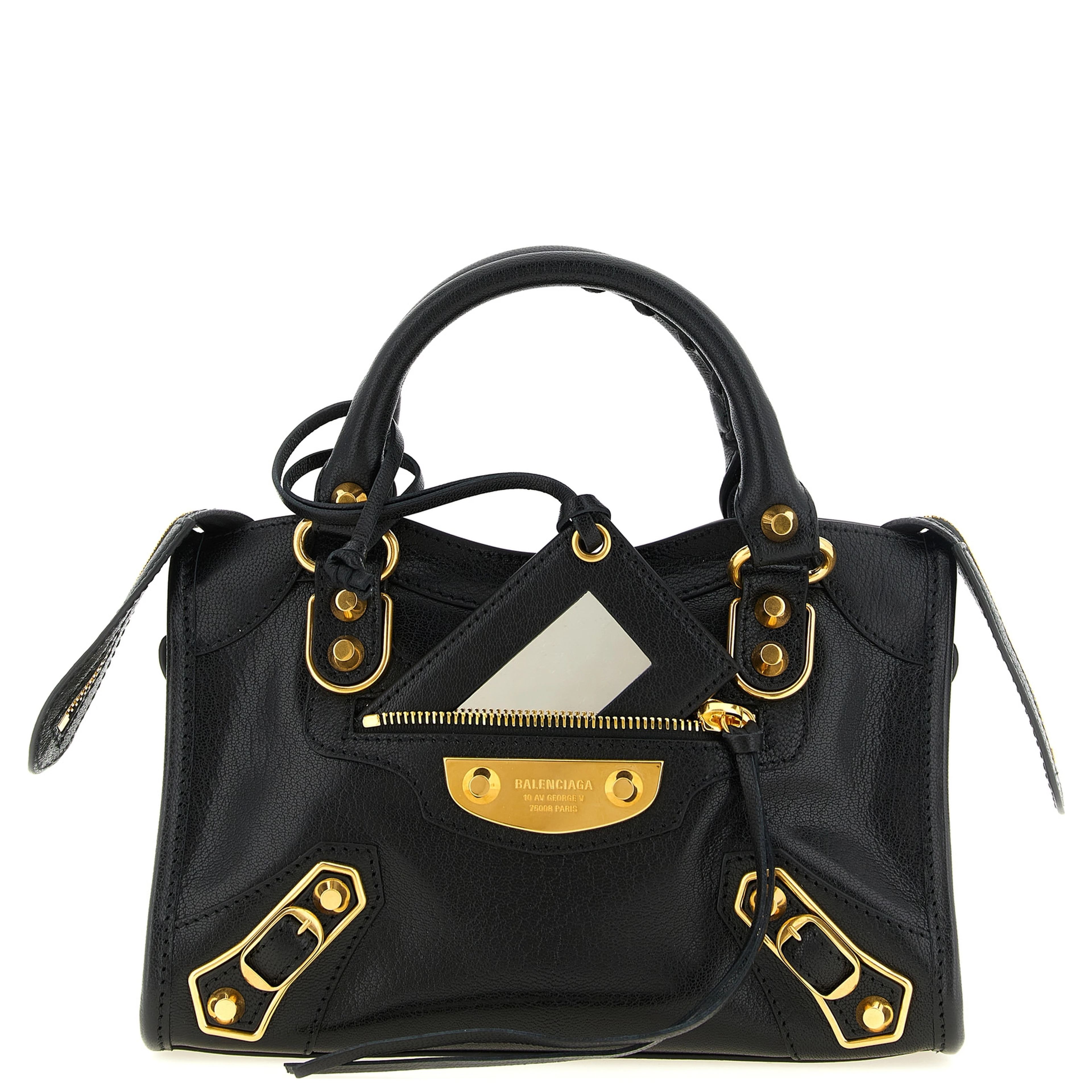 Black Goatskin Handbag