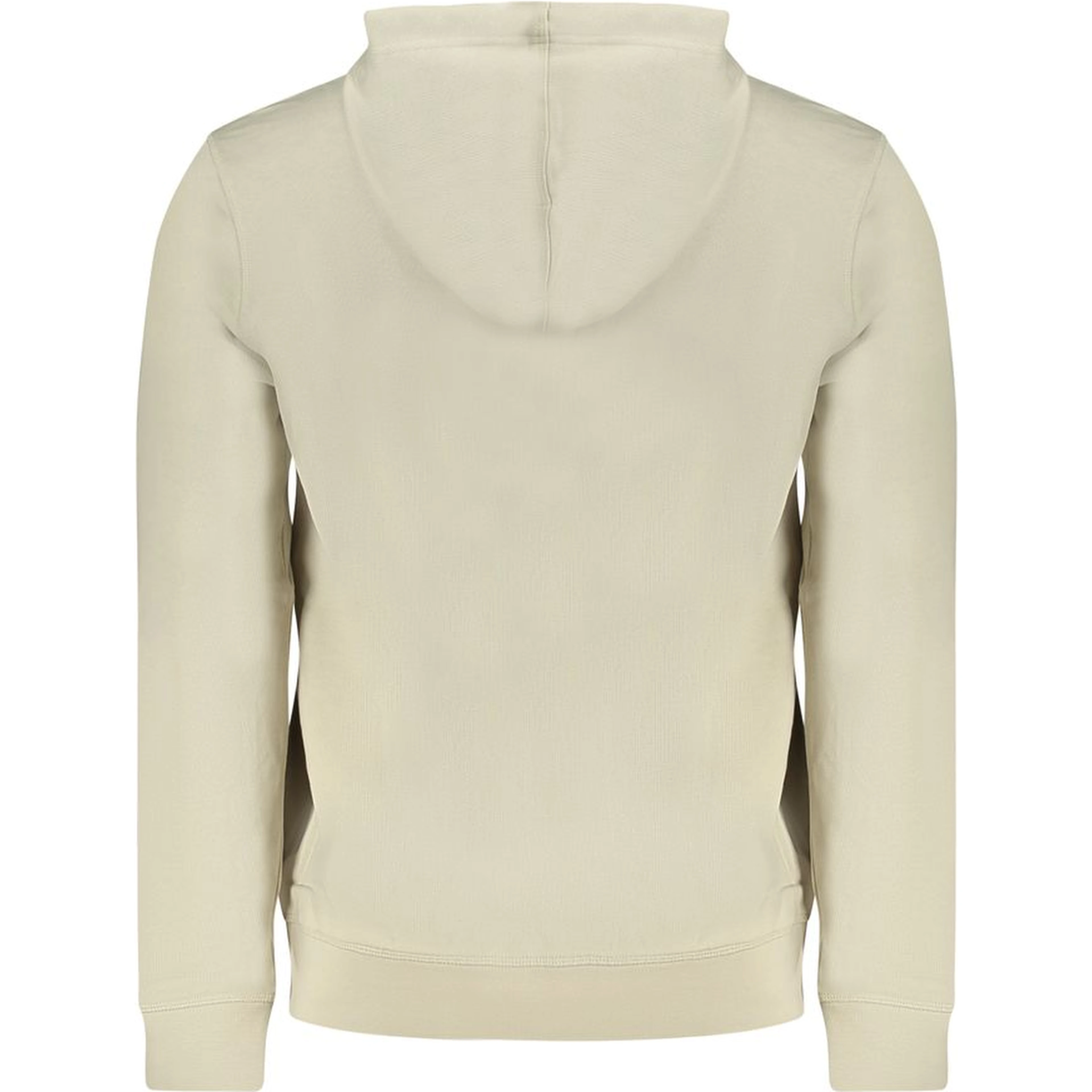 Beige Cotton Men Sweatshirt