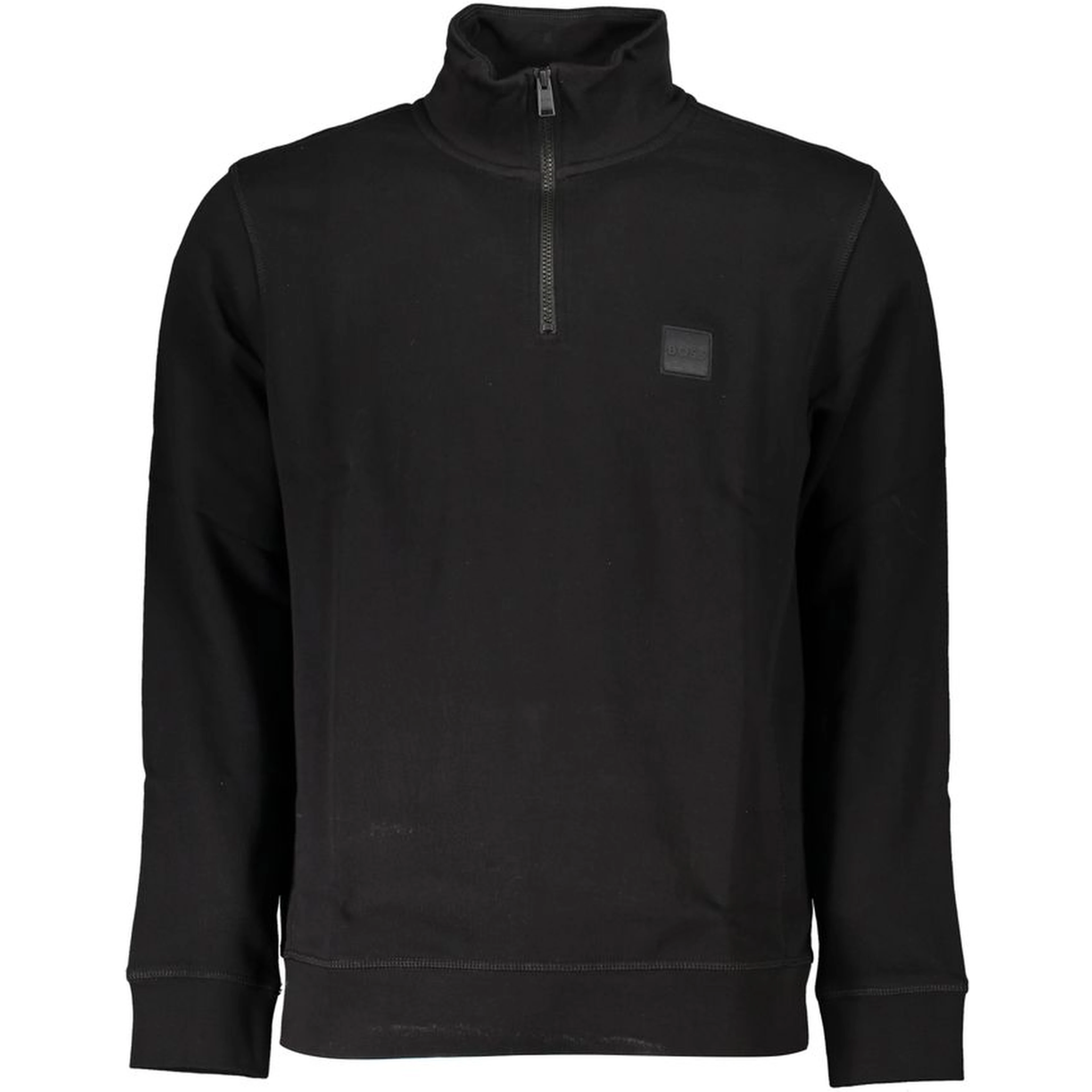 Black Cotton Men's Sweatshirt