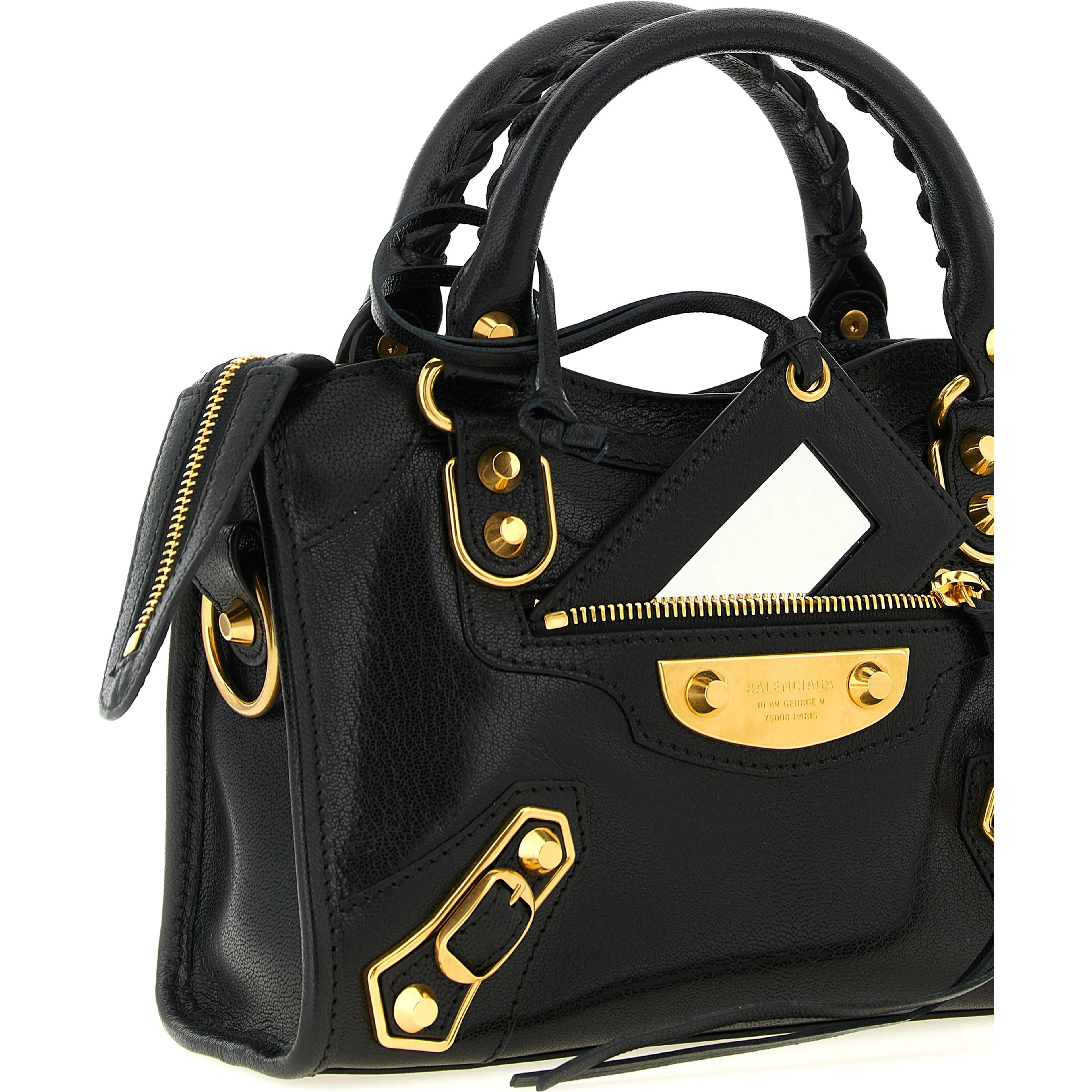 Black Goatskin Handbag