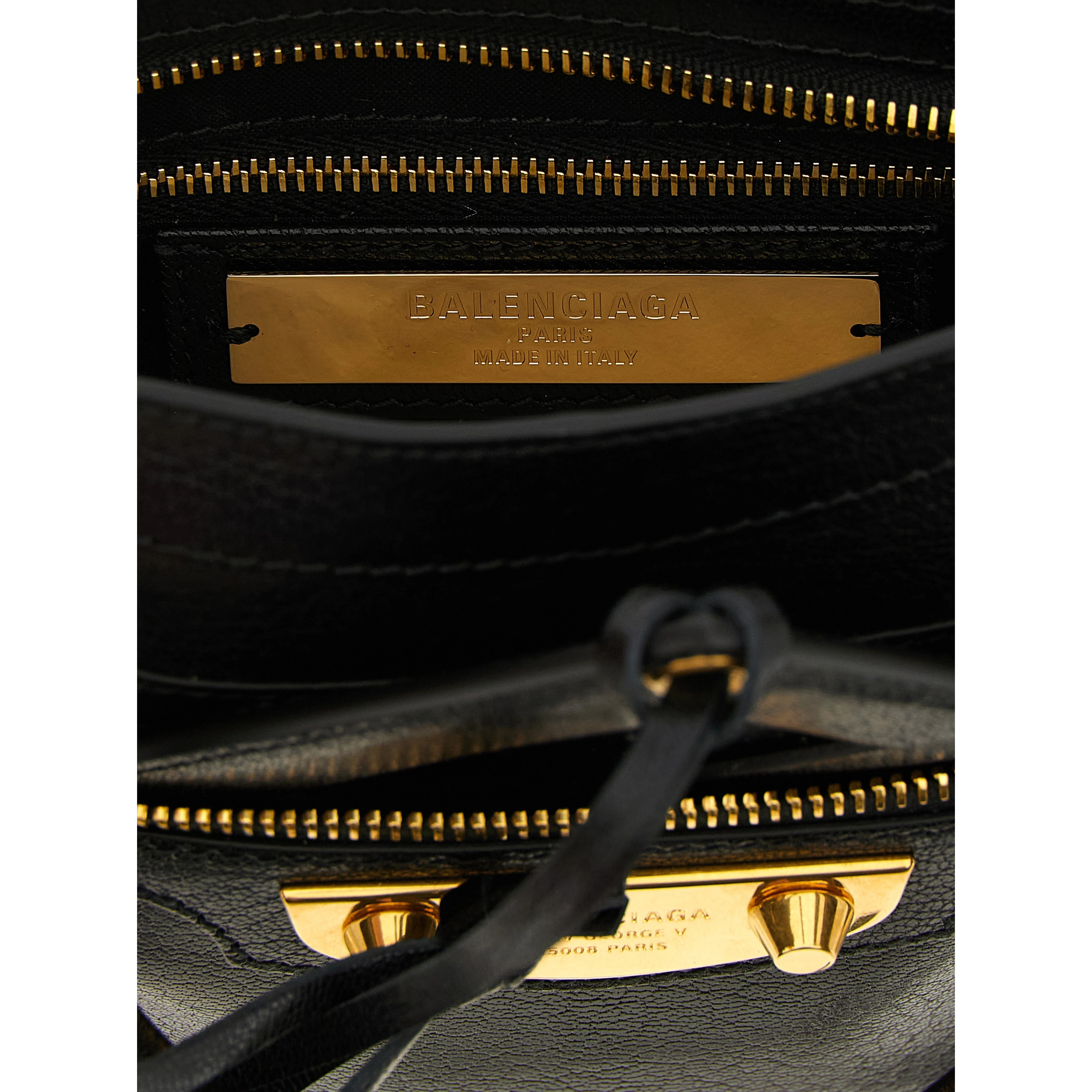 Black Goatskin Handbag