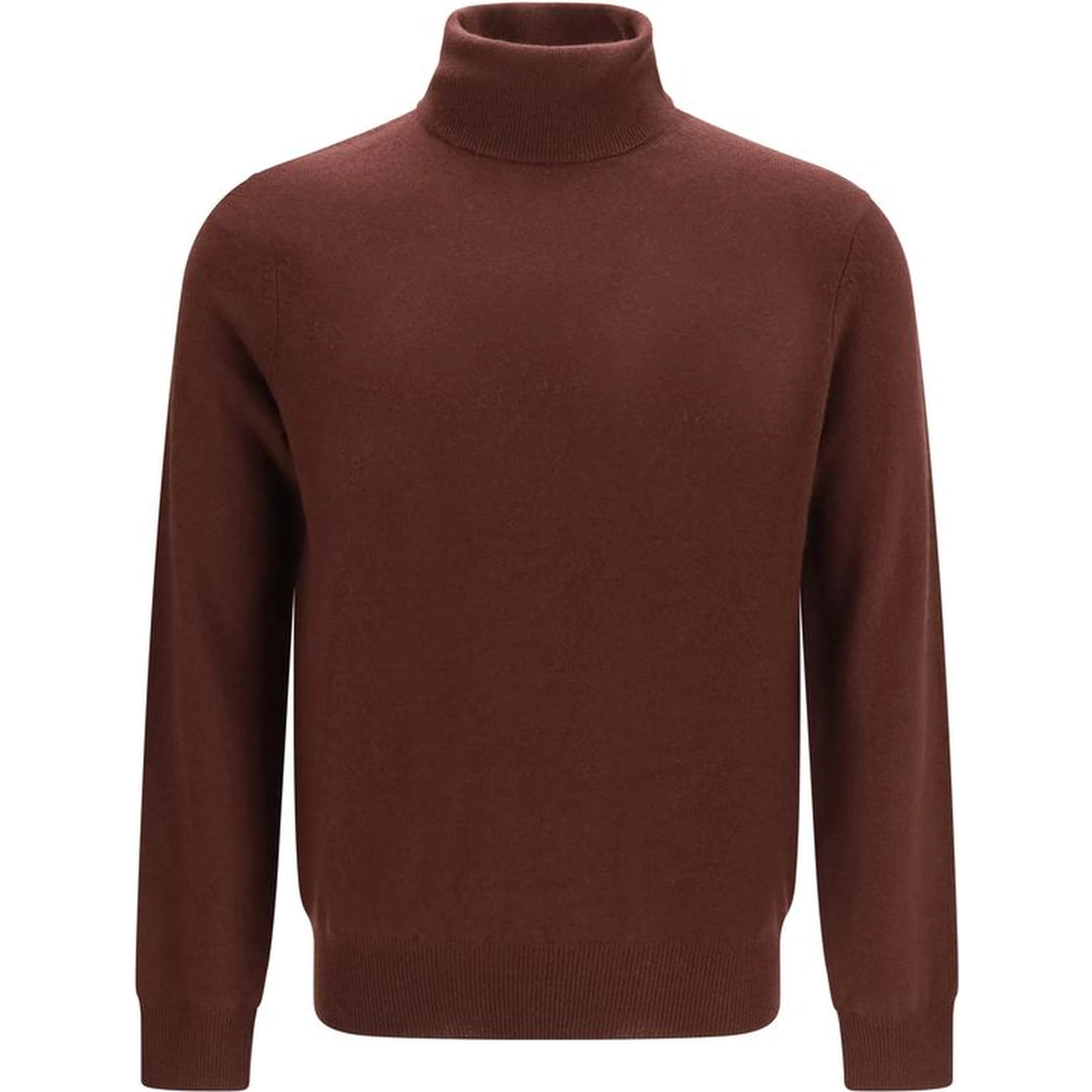 Brown Cashmere Turtleneck