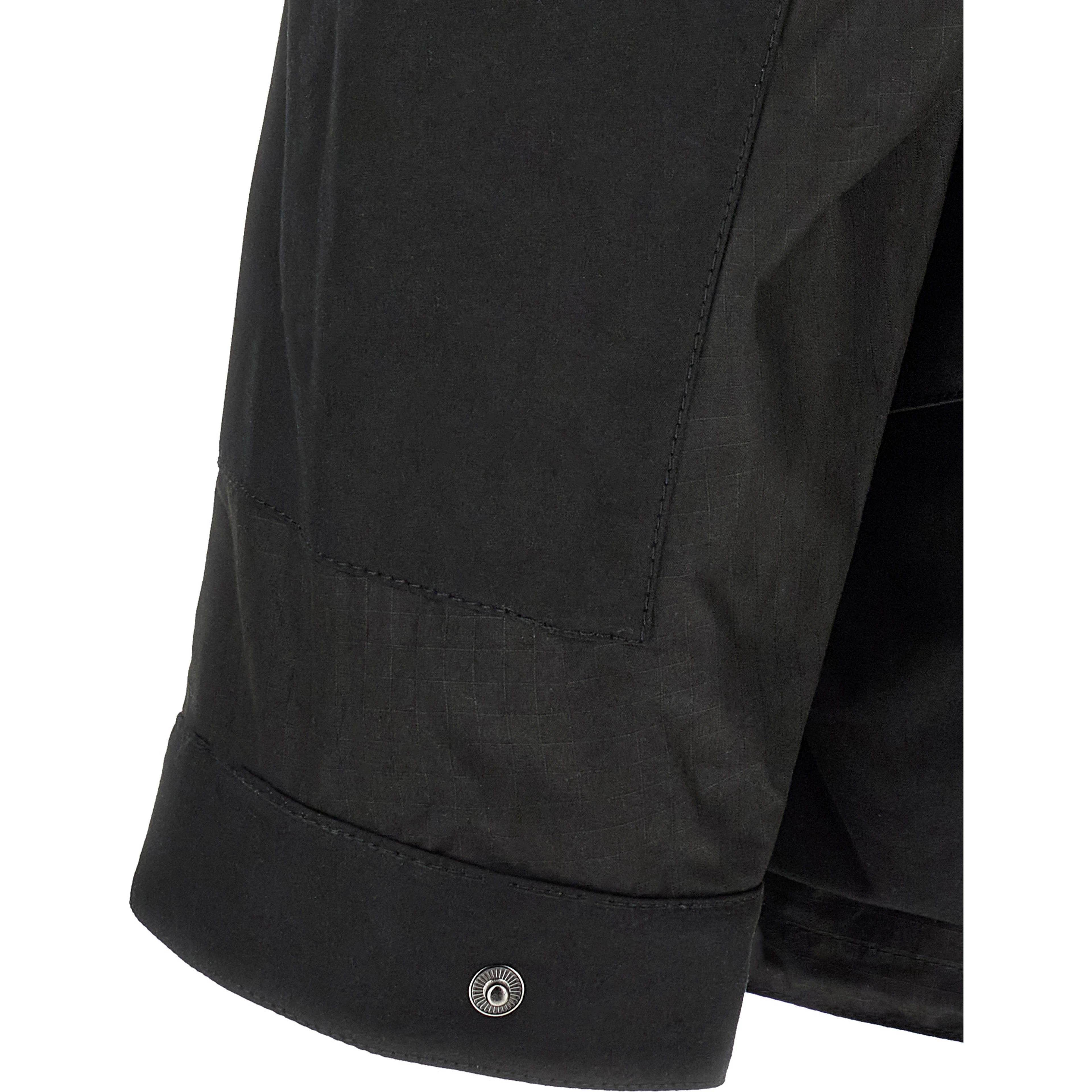 Black Cotton Shell Jacket