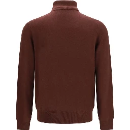 Brown Cashmere Turtleneck