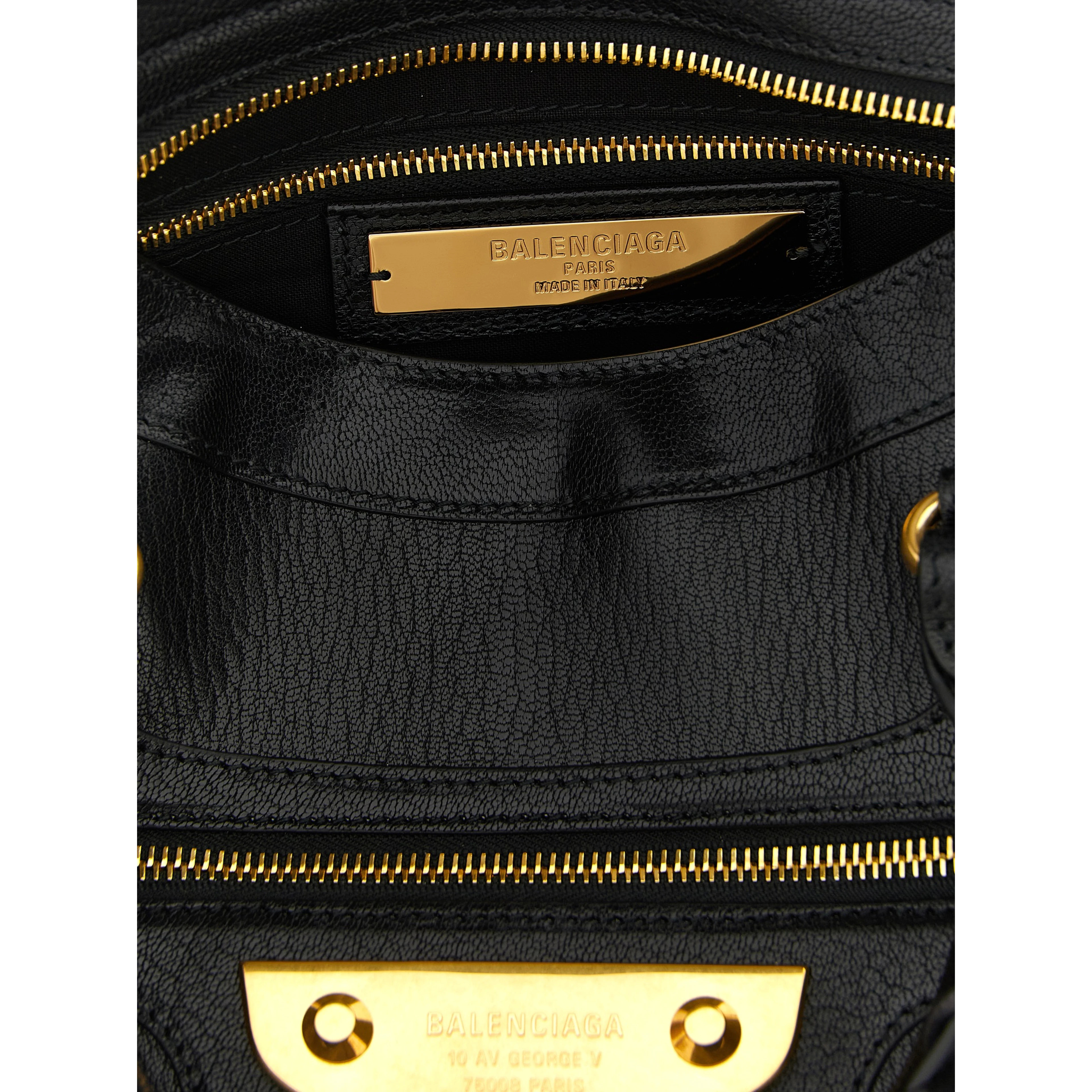 Black Goatskin Handbag