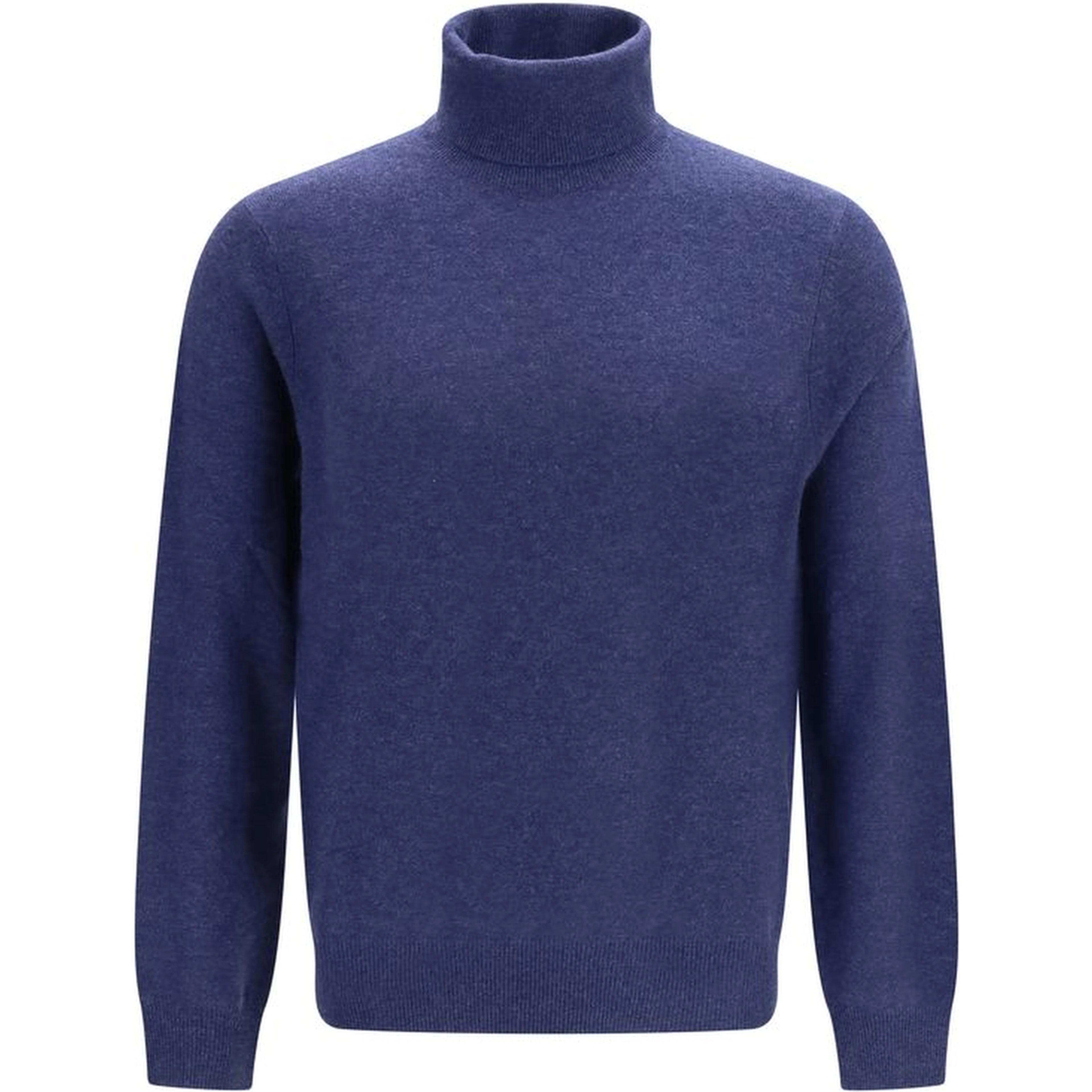 Blue Cashmere Turtleneck