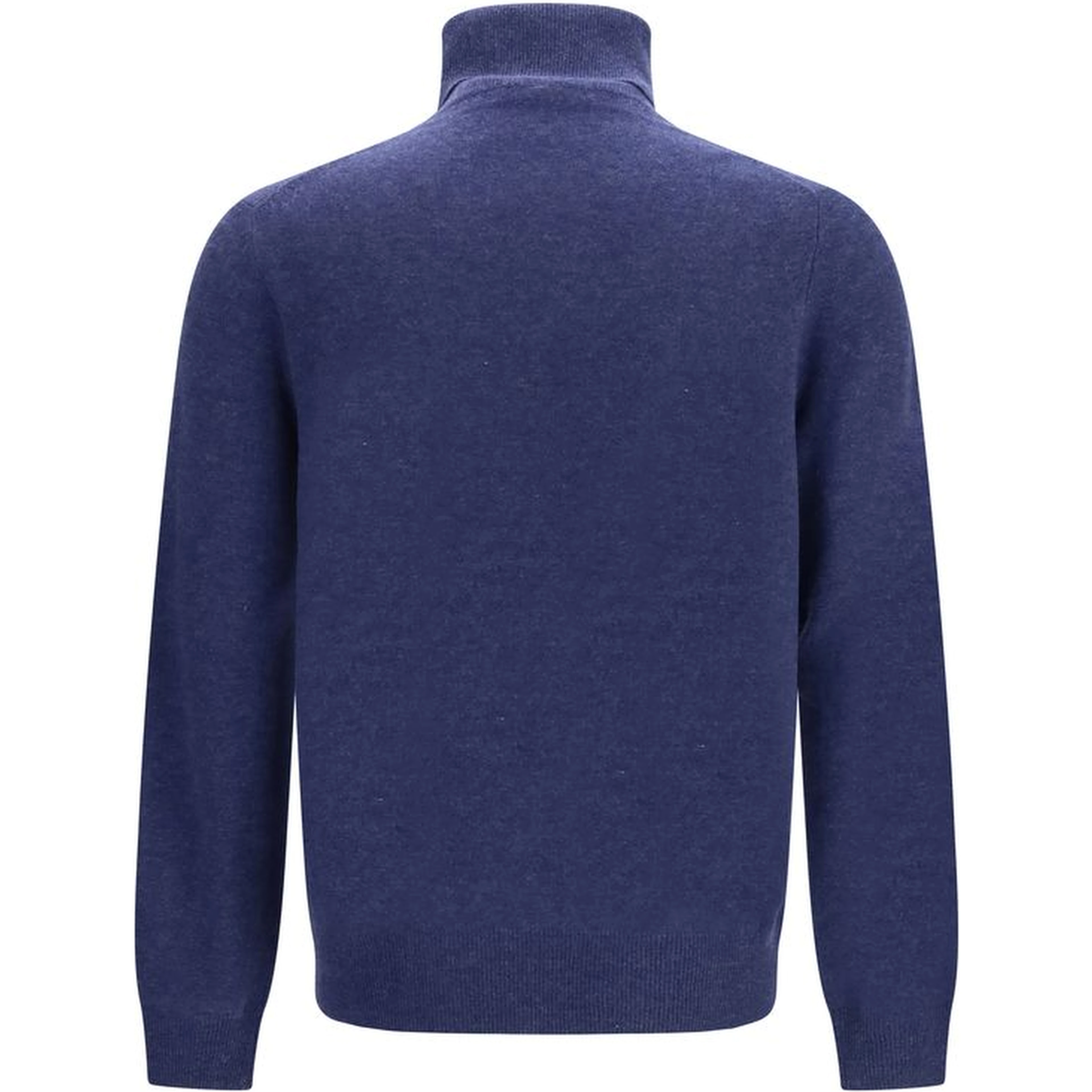 Blue Cashmere Turtleneck