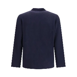 Blue Cashmere Cardigan