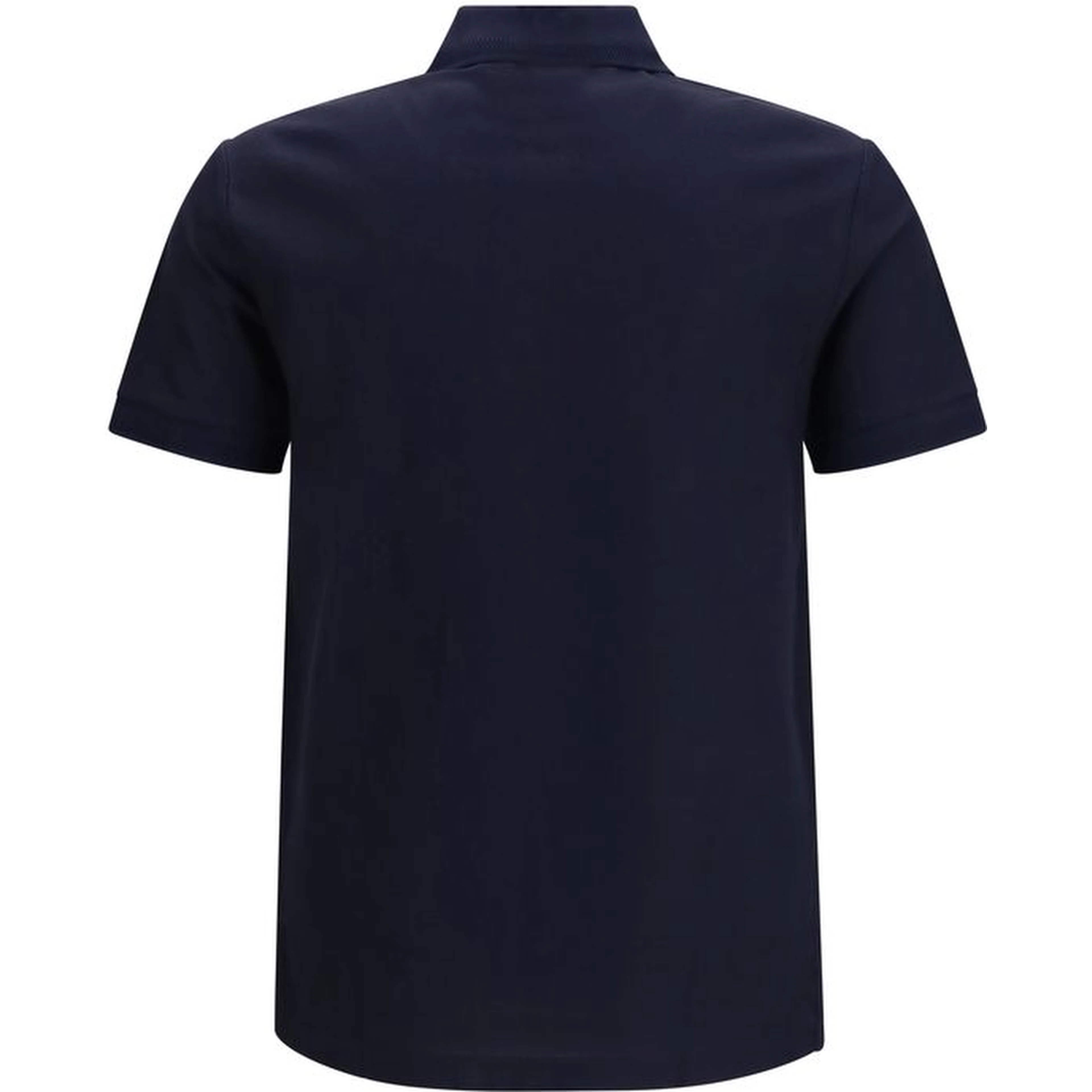 Blue Cotton Polo Shirt