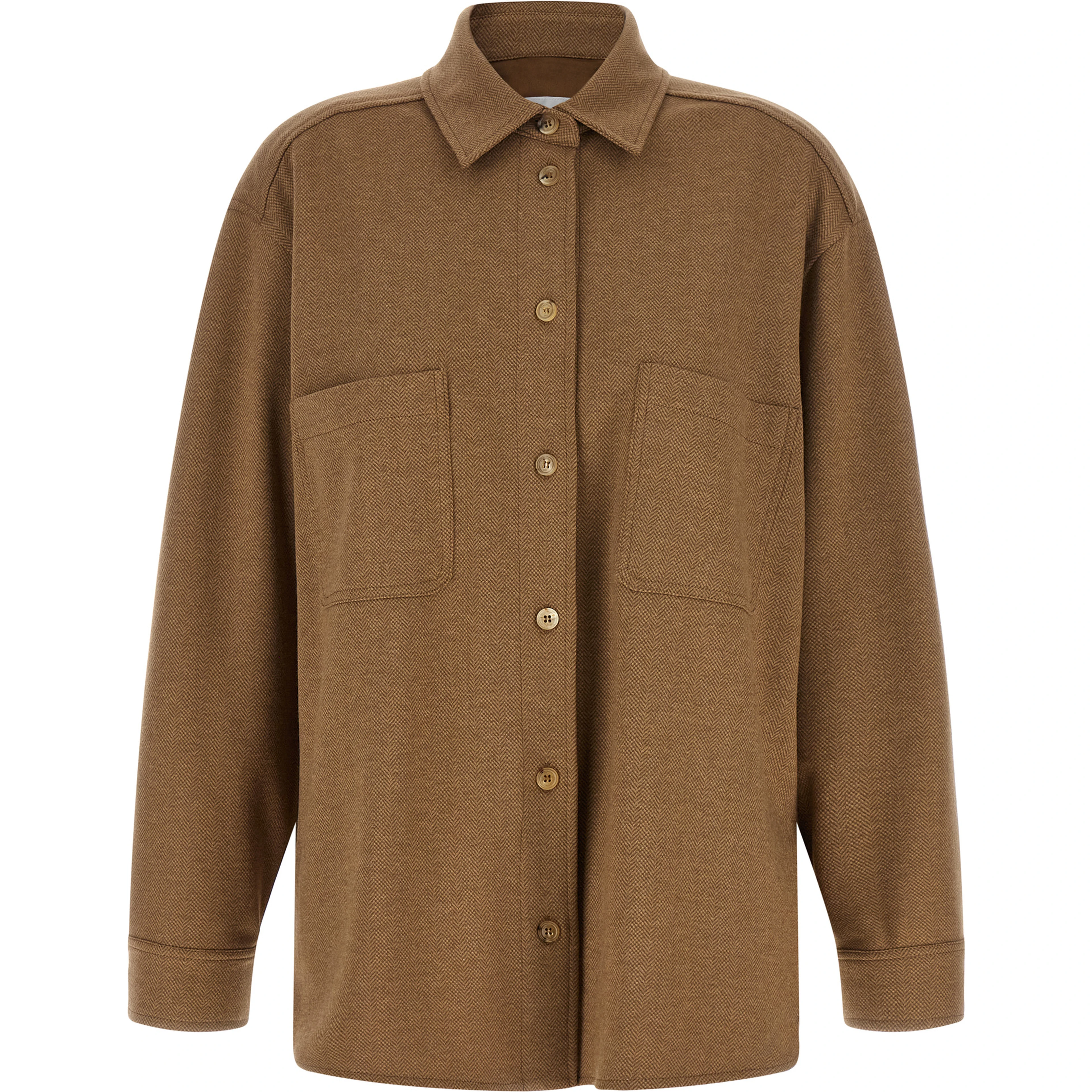 Brown Triacetate Shell Jacket