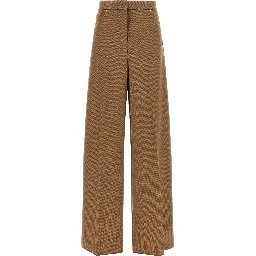 Brown Triacetate Casual Pants