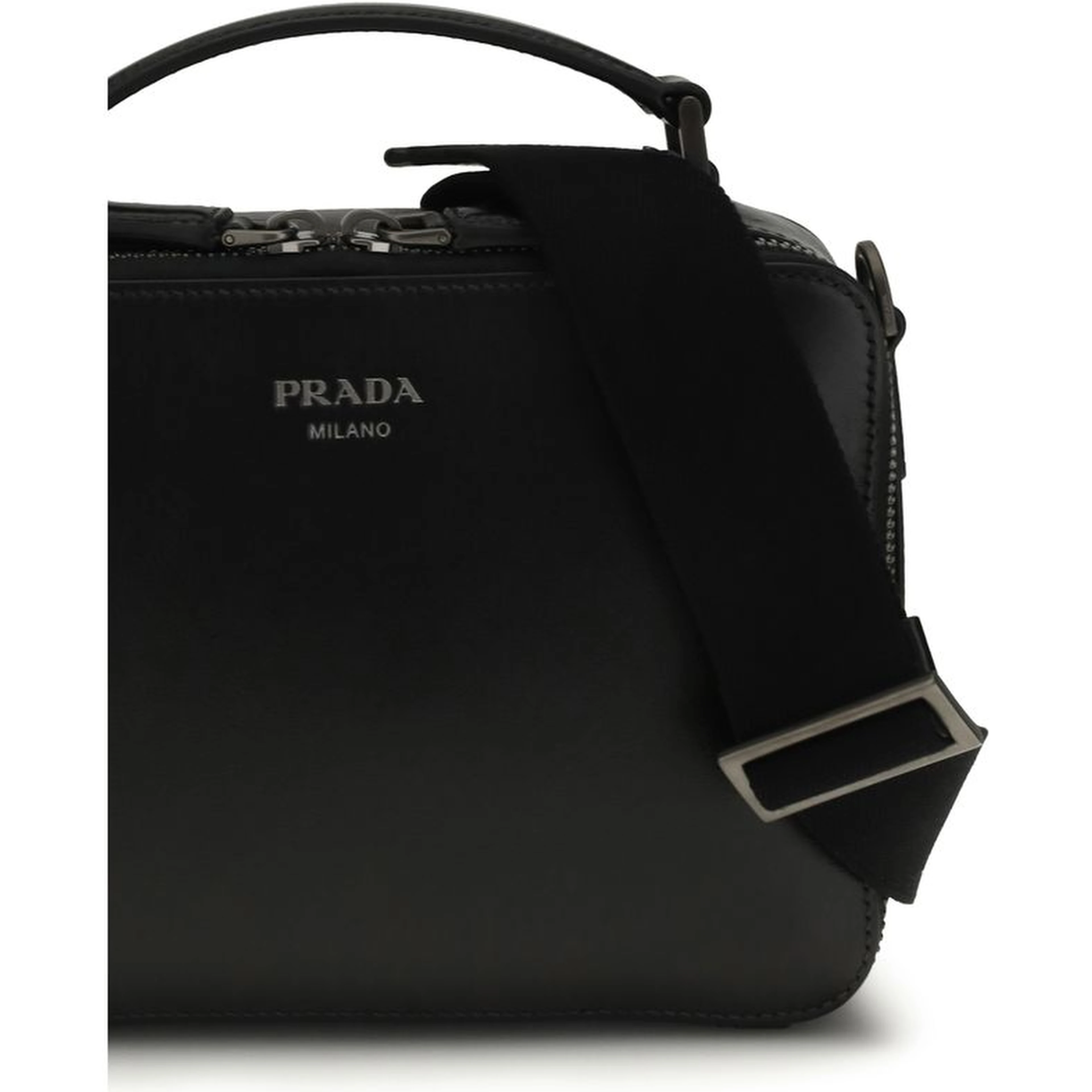 Black Calf Leather Bos Taurus Shoulder Bag
