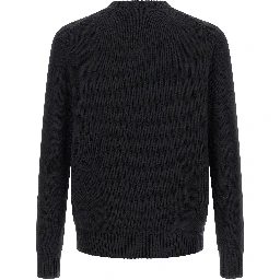 Black Cotton Cardigan