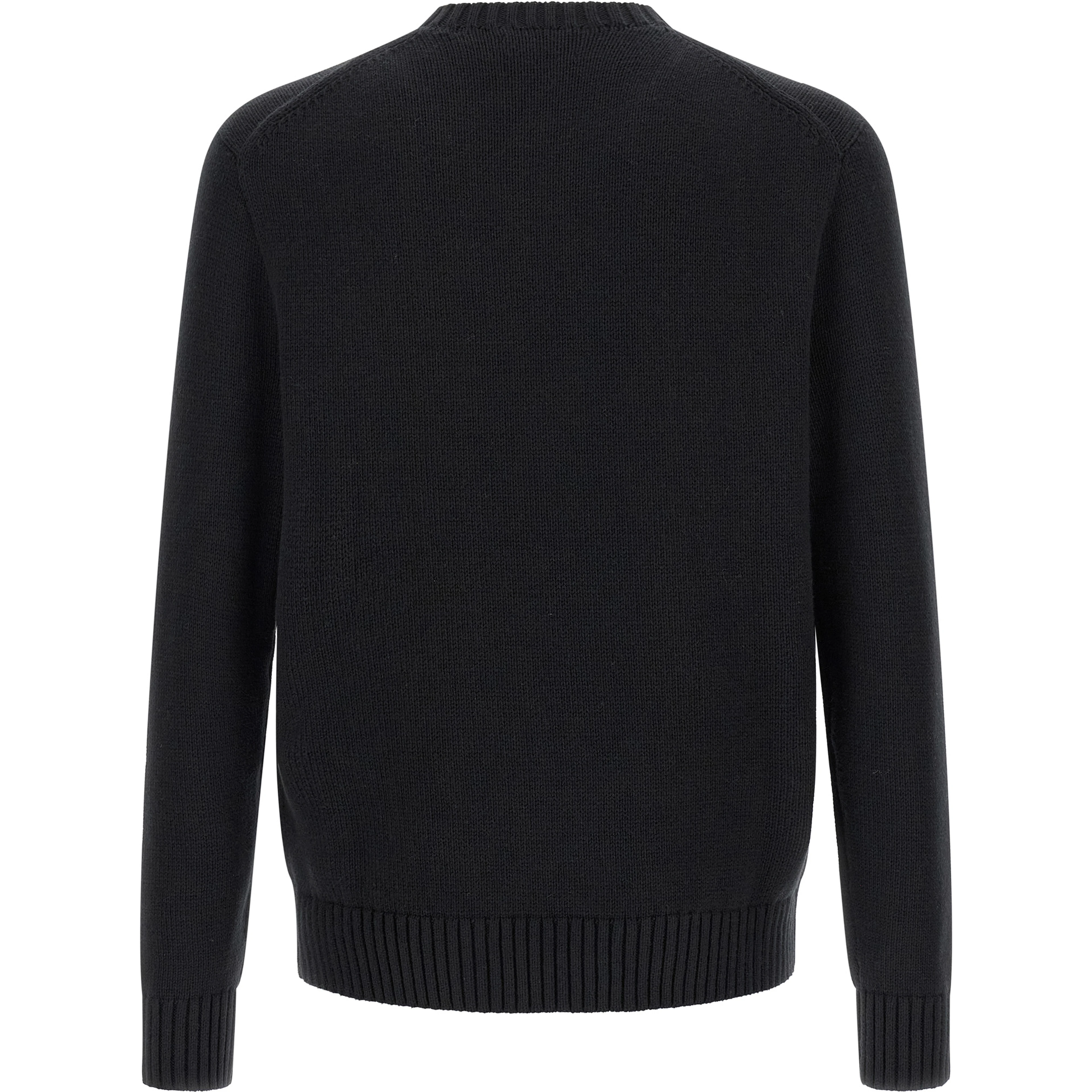 Black Cotton Cardigan