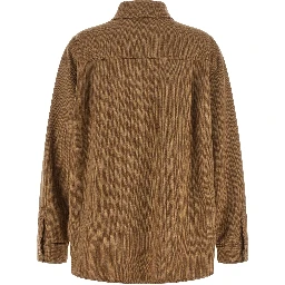 Brown Triacetate Shell Jacket