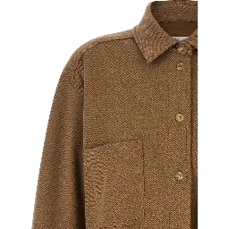 Brown Triacetate Shell Jacket