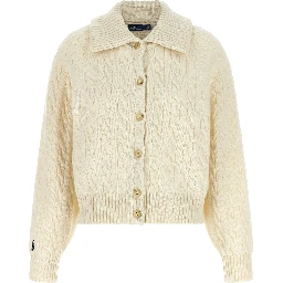 White Wool Cardigan
