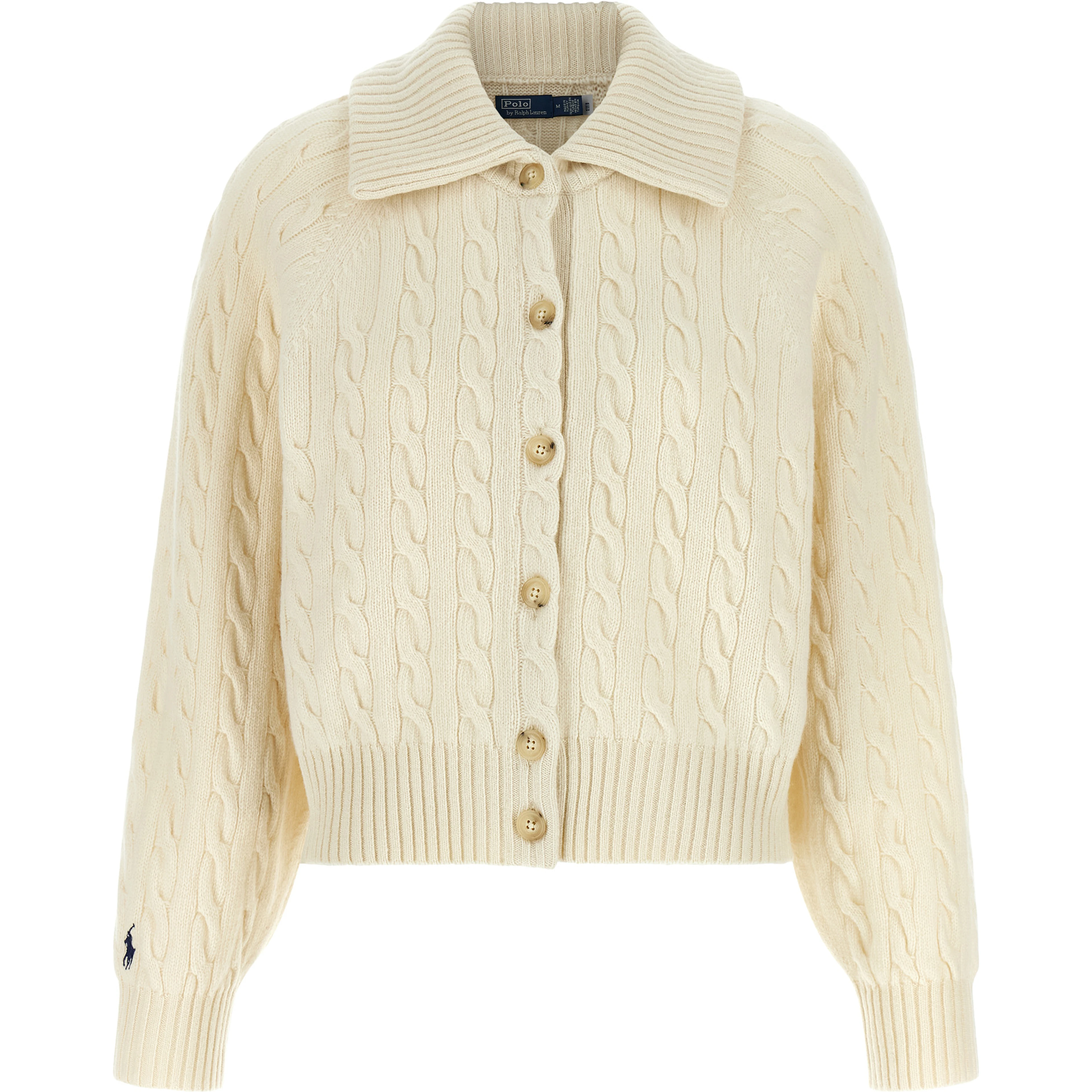 White Wool Cardigan