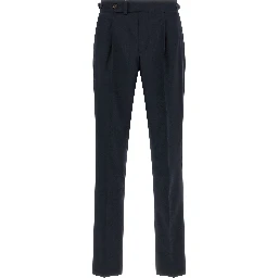 Blue Wool Dress Pants