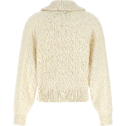 White Wool Cardigan