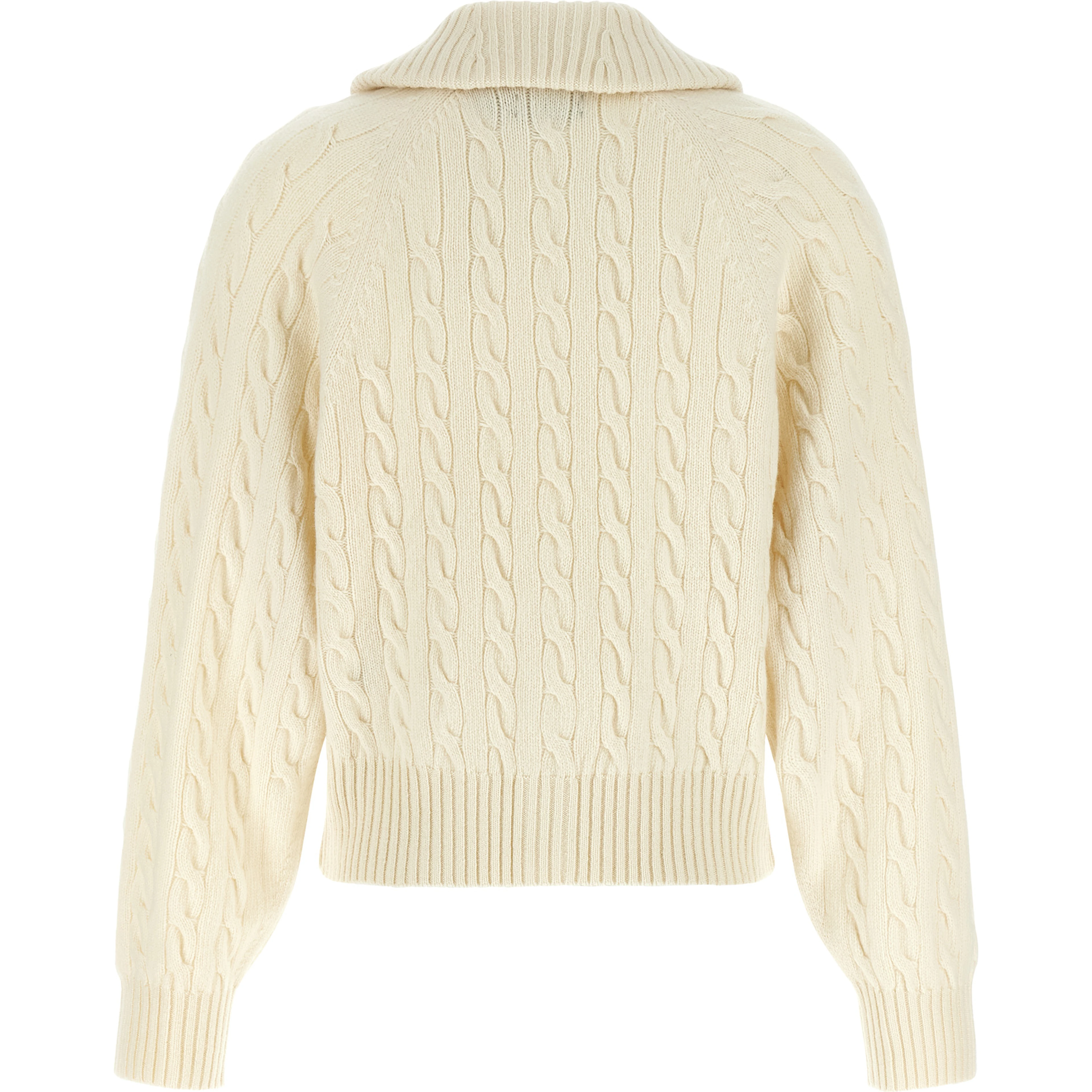 White Wool Cardigan
