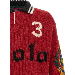 Red Wool Cardigan