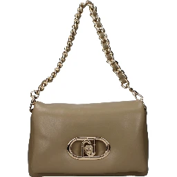 Green Polyester Shoulder Bag