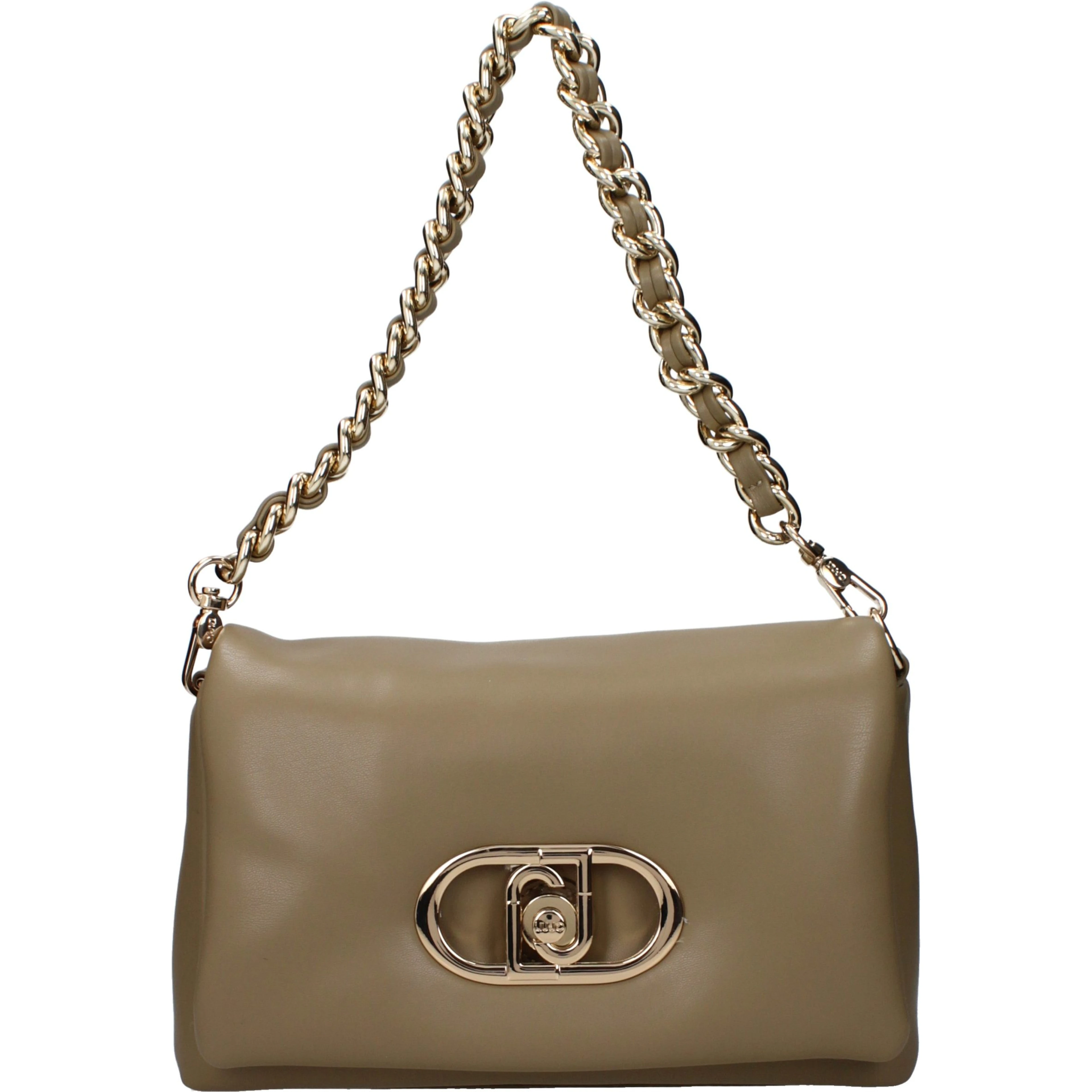 Green Polyester Shoulder Bag