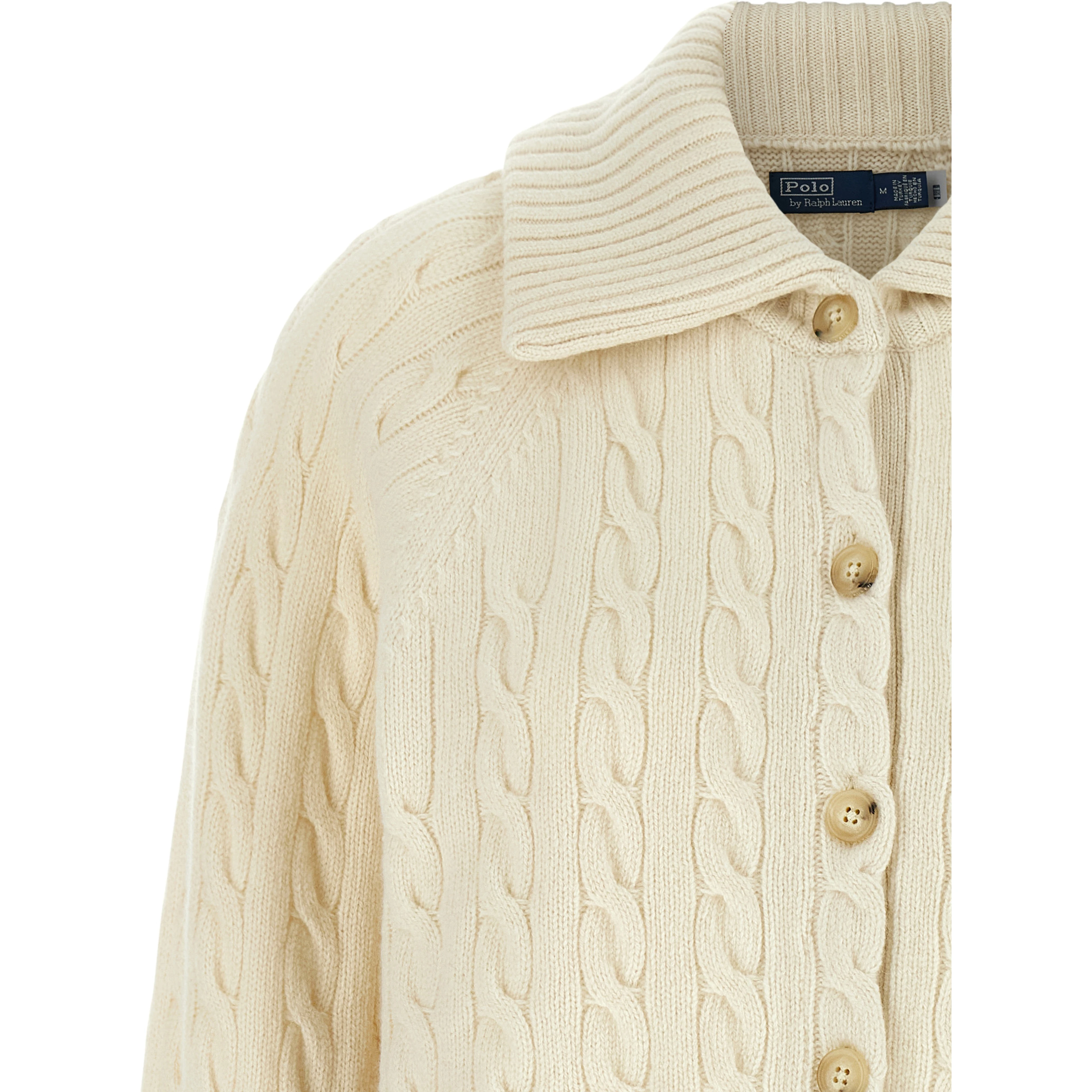 White Wool Cardigan