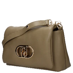 Green Polyester Shoulder Bag