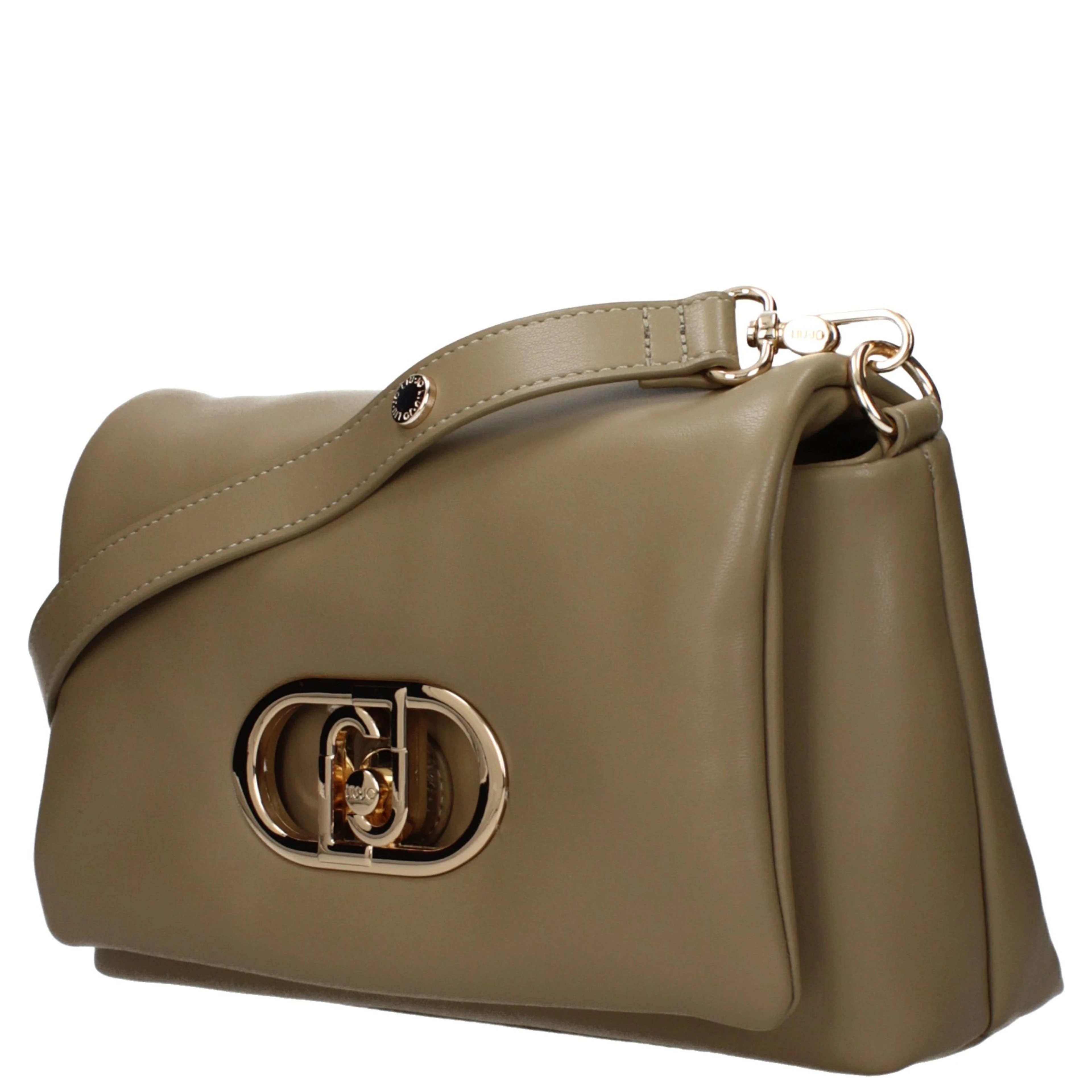 Green Polyester Shoulder Bag