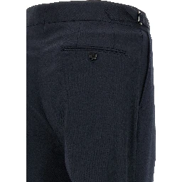 Blue Wool Dress Pants
