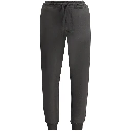 Black Cotton Men's Trousers