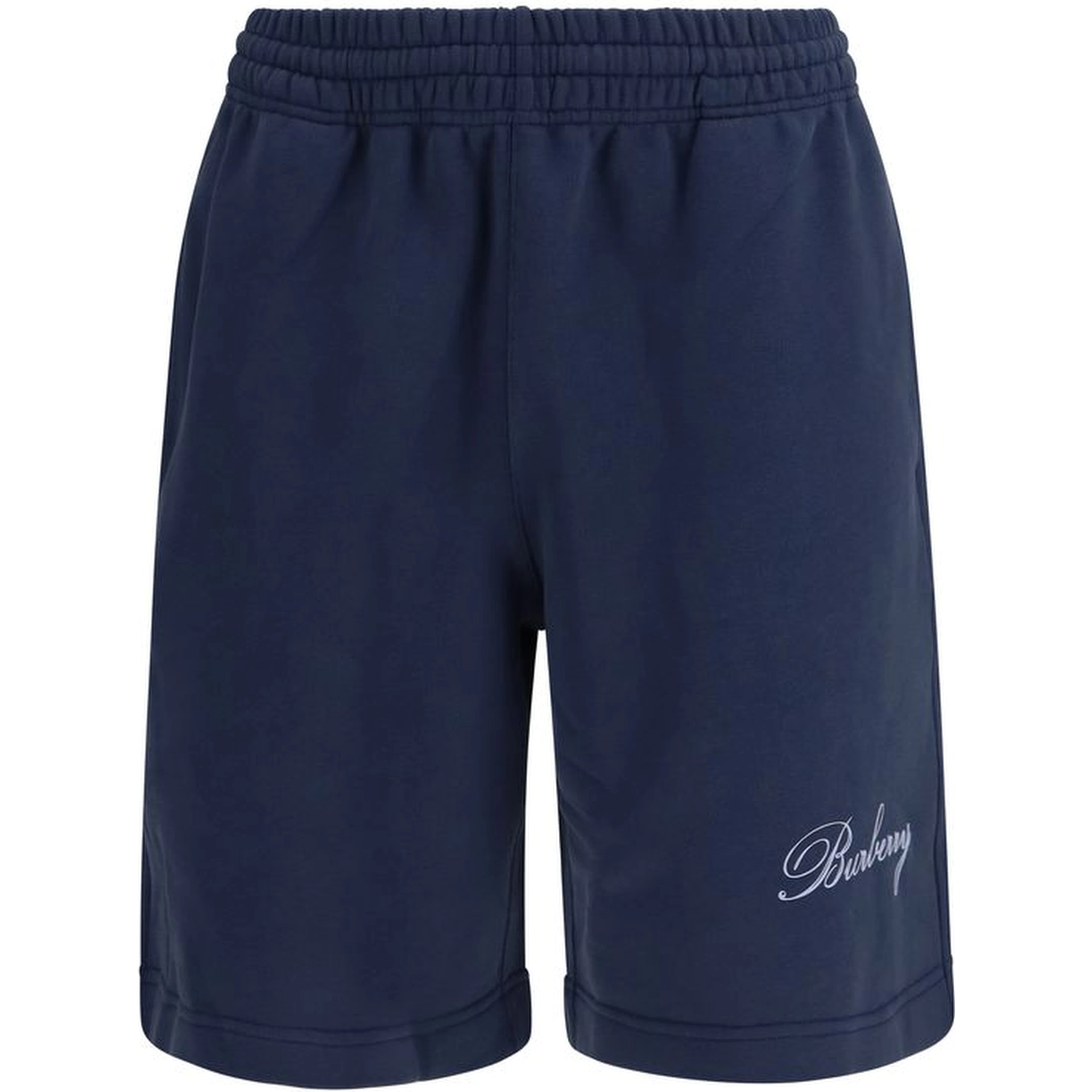 Blue Cotton Shorts