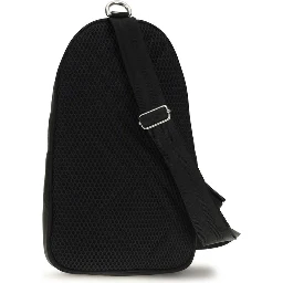 Black Fabric Shoulder Bag