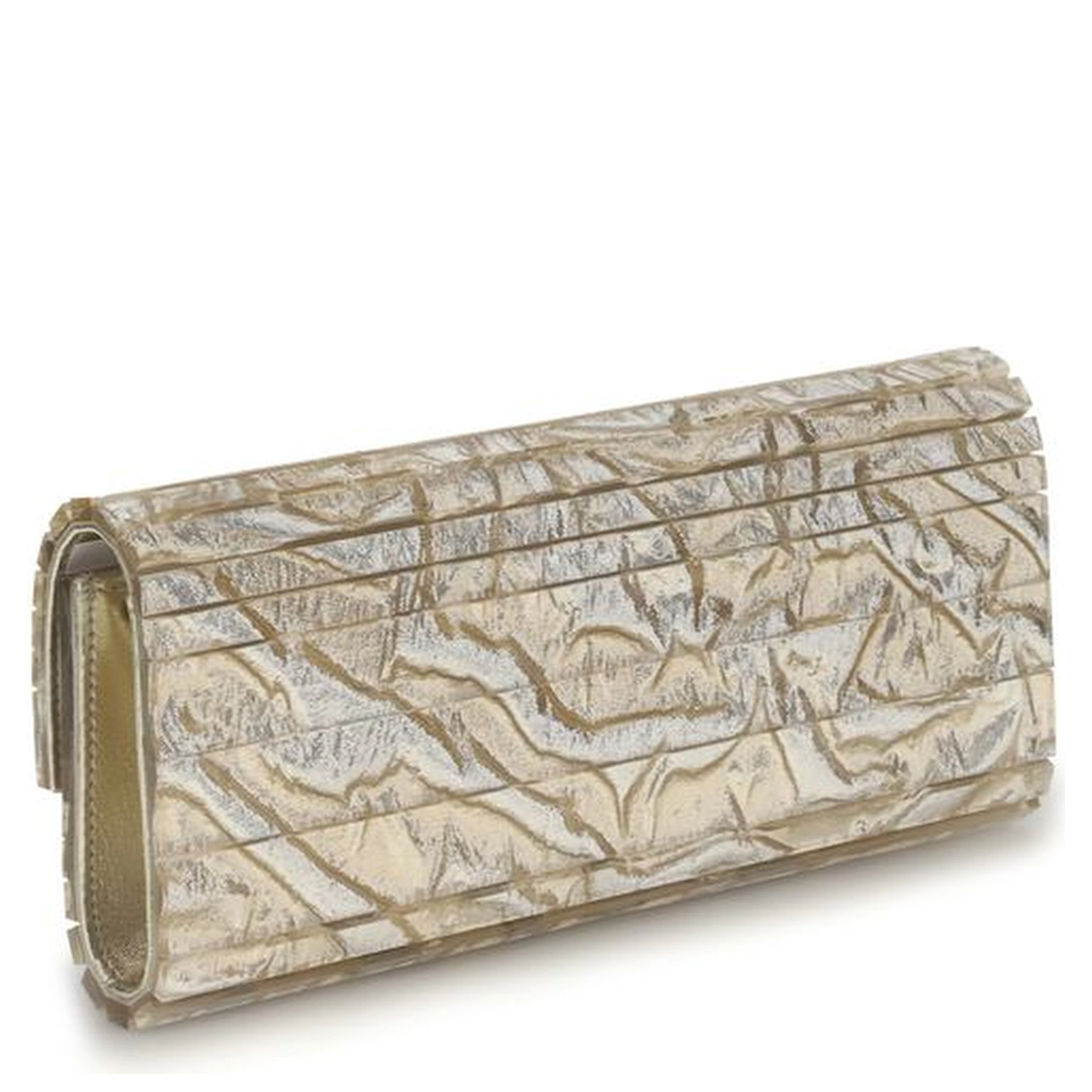 Gold Plexiglass Shoulder Bag