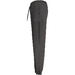 Black Cotton Men's Trousers
