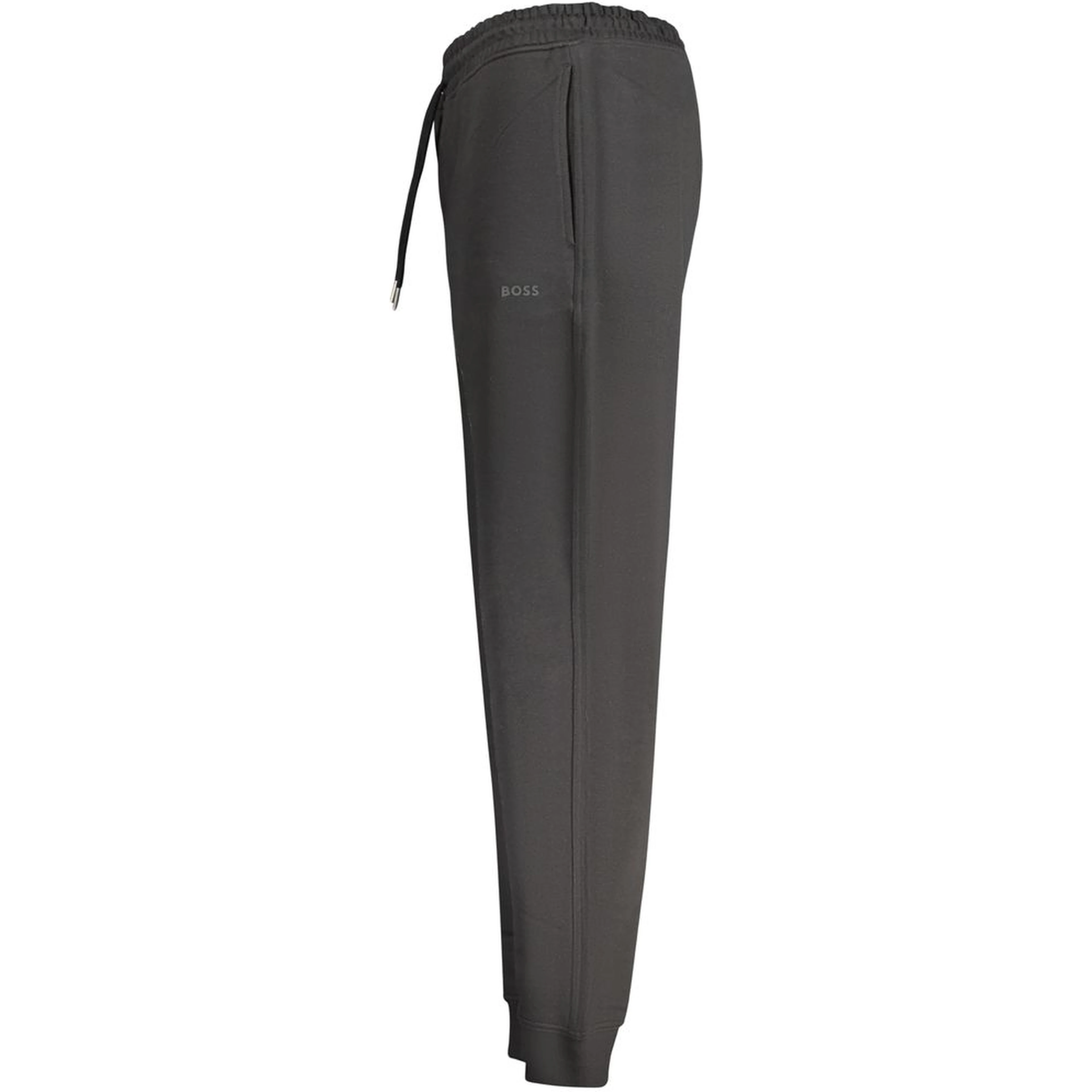 Black Cotton Men's Trousers