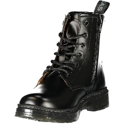 Black Polyurethane Women's Boot