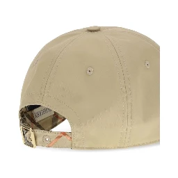 Beige Cotton Cap (Baseball Hat)